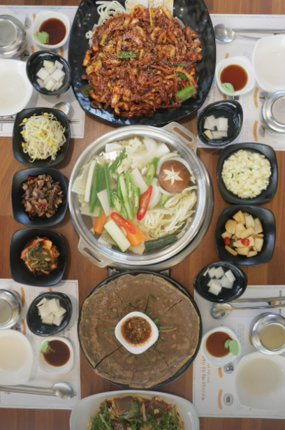 낙지볶음칼국수